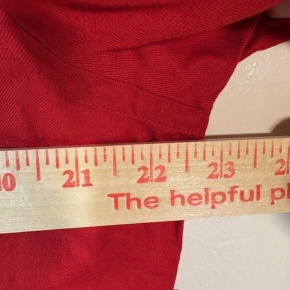 UNTUCKit Shirt Mens Large Red Briscoe Short Sleeve Garment Dyed Regular Fit - Picture 6 of 7